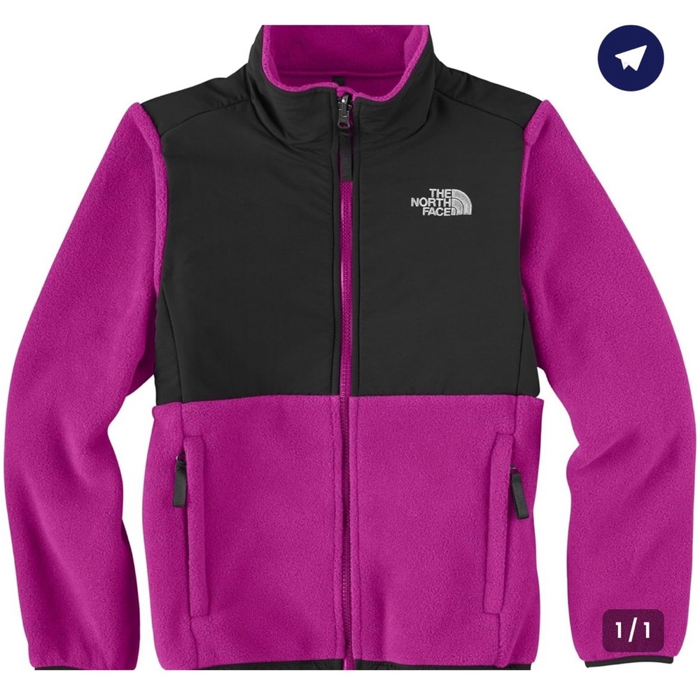 The North Face Kids Jacket in Black and Purple